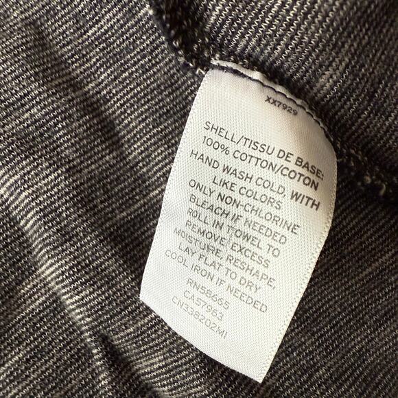 Caslon Open Front Cotton Cardigan Blazer Black Size XXL Mature Lagenlook - Picture 10 of 10